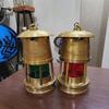 Set of 2 Brass Nautical Boat Light 15.24 Cm Maritime Oil Lantern Ship Porthole Lamp Sailor's Decor