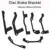 Ultralight Disc Brake Mount Adapter Black a/B Pillar Exchange Bracket  140mm 160mm 180mm 203mm