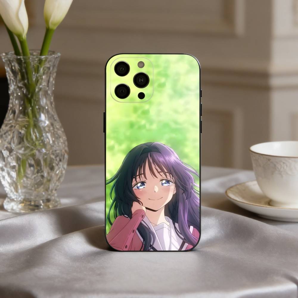 K-Kaoru H-Hana wa Rin to S-Saku Чехол для телефона Для iPhone 17pro, 16,15,14,13,12,11 X XR Plus, Другие Мягкий Черный Чехол