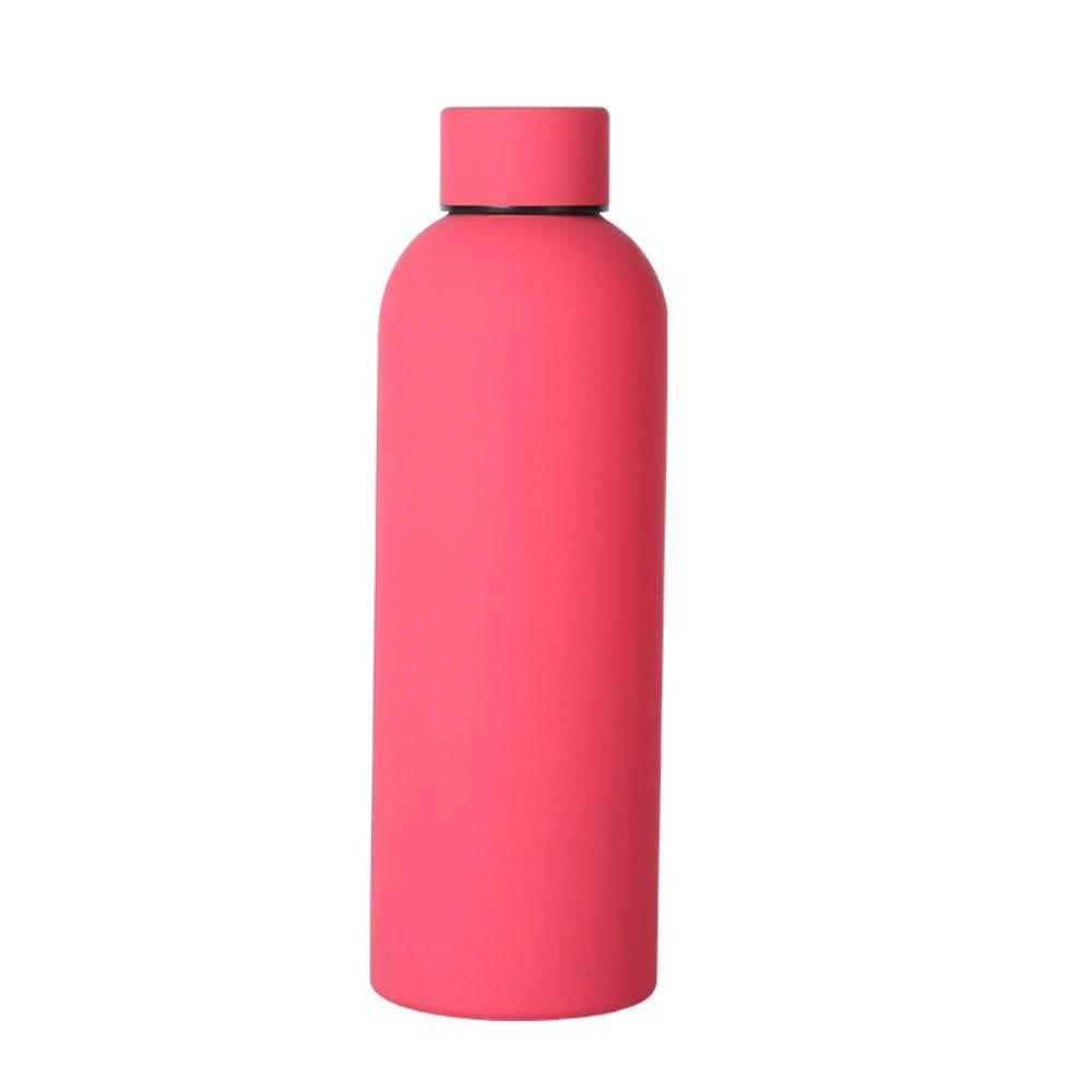 Leak-proof Insulated Water Bottle Stainless Steel Frosted Vacuum Flask Small Mouth Insulated Cup