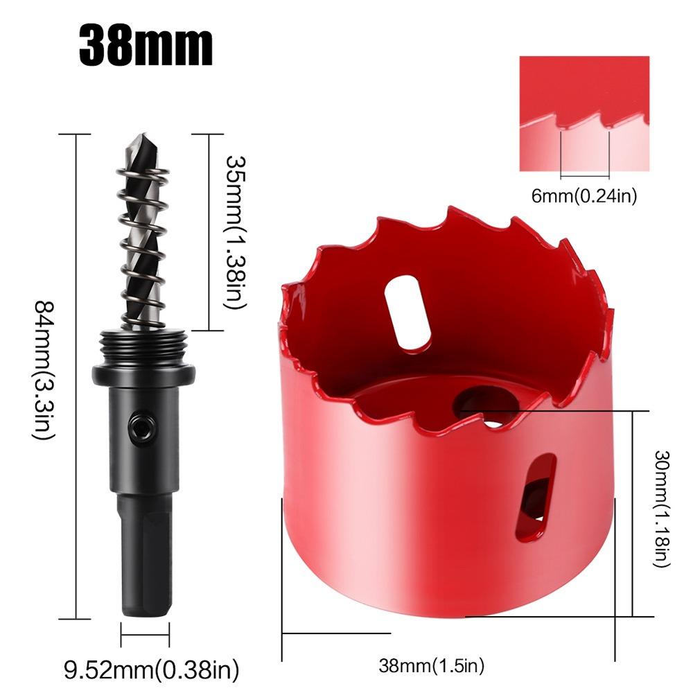 1 шт. 15-200 мм Биметаллическая коронка DIY Деревообрабатывающий инструмент для металла Железа Алюминия Пластика