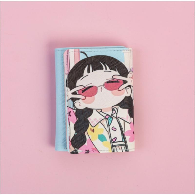 The New Cute Card Bag Is Small, Multi-card, Large-capacity Animation, Student Children's Change Bag, Cartoon Wallet.