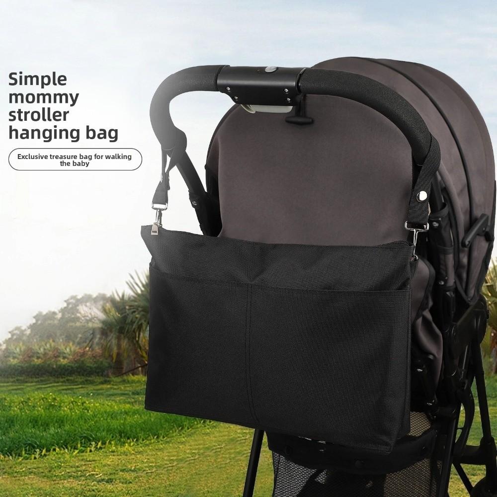 Large-capacity Baby Pram Hanging Bag Multifunction Mommy Shoulder Bag Diaper Bottle
