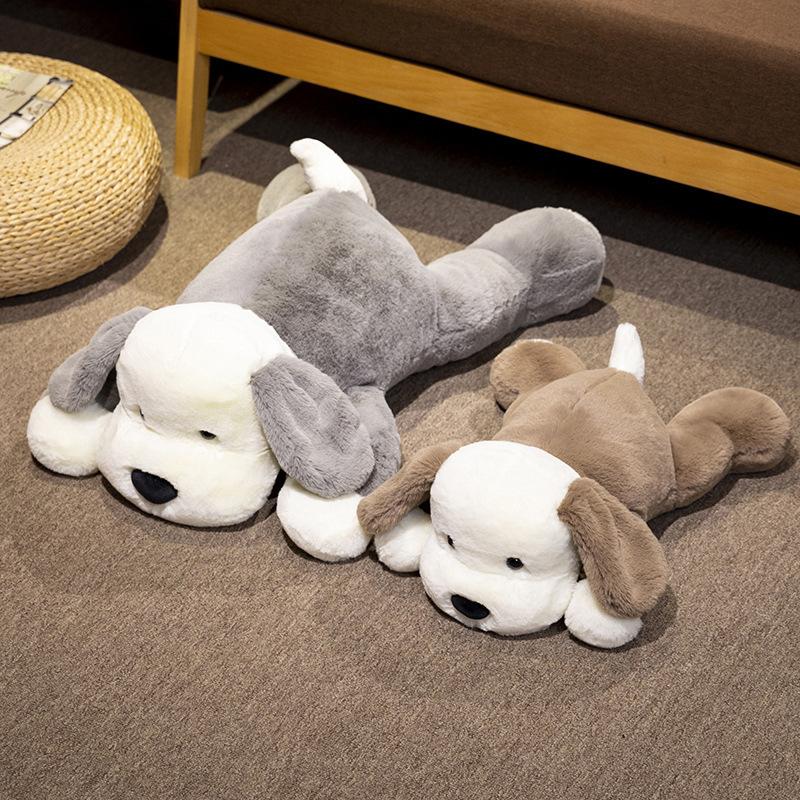 Мягкая Милая Подушка-Плед в Виде Собаки Плюшевая Игрушка Кукла Кукла Щенок Собака Детская Успокаивающая Тряпичная Кукла Подарок на День Рождения