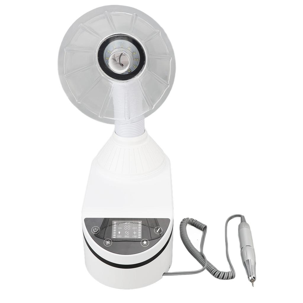 230W Nail Dust Cleaner Intelligent 2 In 1 Nail Drill Grinding Dust Collector Machine with Plastic