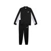Polo Collar Zip Jacket And Elastic Long Pants Casual Sports Suit Men Suit Black 687656-01