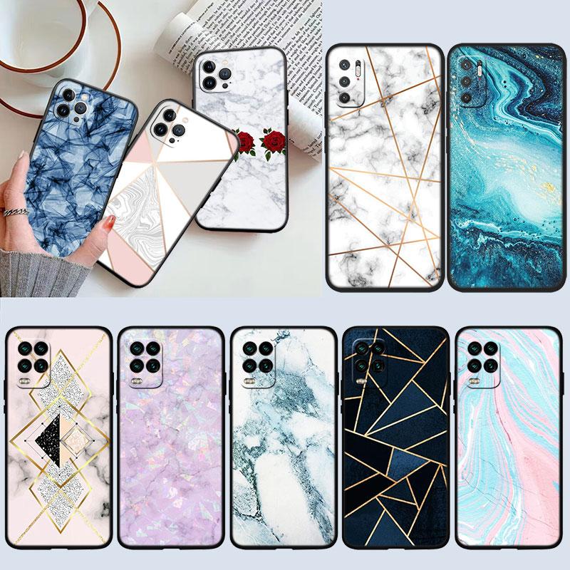 IK37 gold marble Line Phone Case for Samsung Galaxy A11 A12 A13 A15 A52S A53 A55 A56 A70 A71 A72 A73 F06 F16 F56 S10 Plus S10e