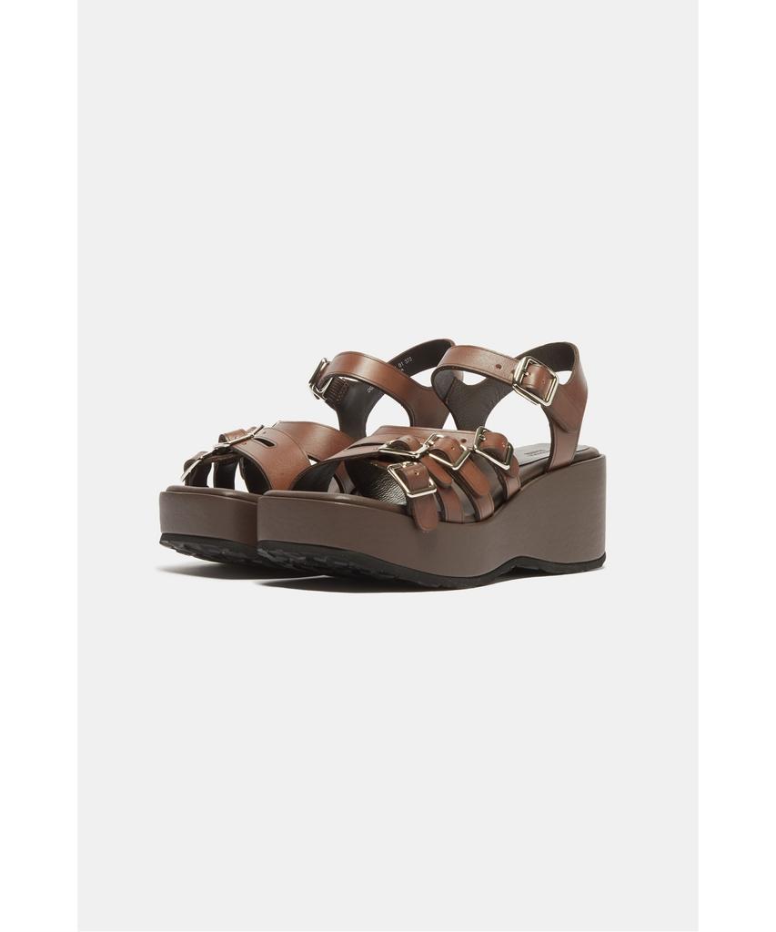 Suecomma Bonnie Buckle Platform Sandal(Brown)_Dg2Am26020Brn
