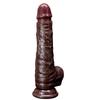 8.5inch Black Realistic Penis for Women Sliding Foreskin Dildo Suction Cup Dildos Female Masturbator Big Dick Adult Anal Sex Toys Shop