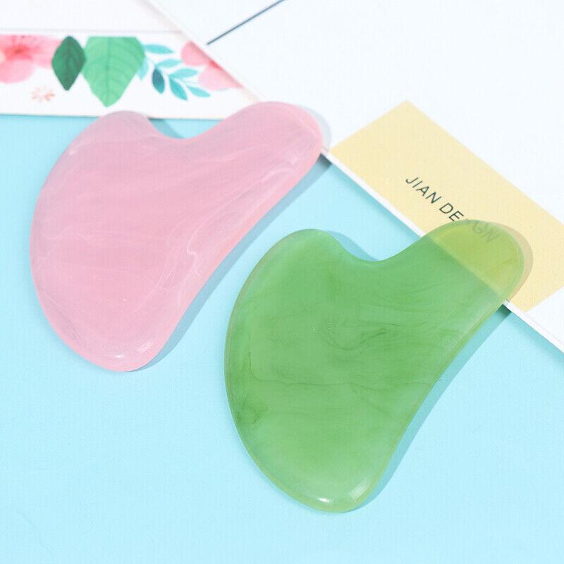 Natural Resin Gua Sha Scraper Board Massage Jade Guasha Stone Wrinkle Remo';x