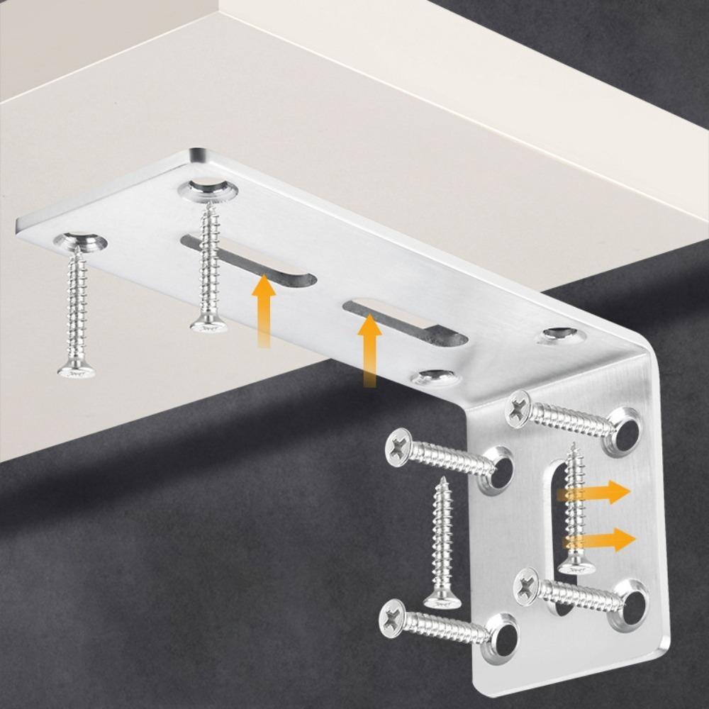 Экономия места Крепежная скоба Настенная Настенная поддержка Новая полка Кронштейн Мебель
