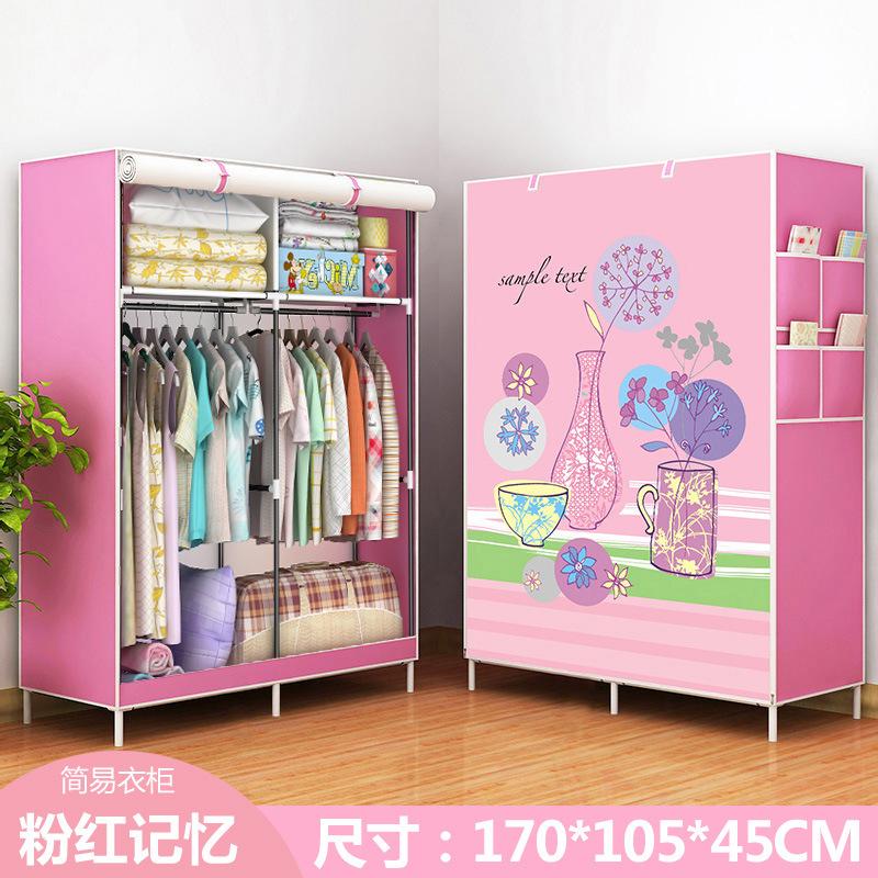 Шкаф Простые тканевые шкафы Компактный шкаф для хранения пыли Подвесной складной G Портативный шкаф для спальни