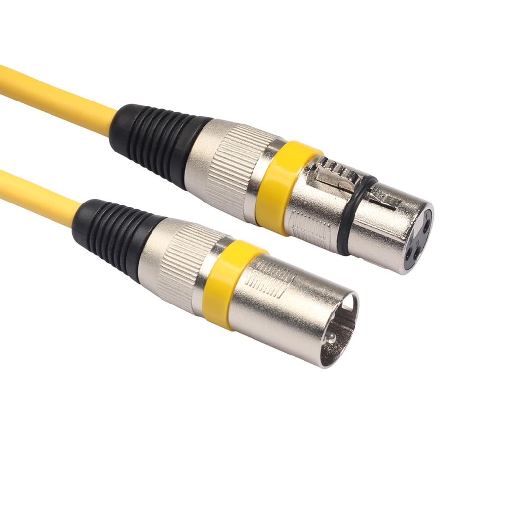 Набор из 6 цветных XLR-кабелей для микрофона для звукосмешения и сценических выступлений