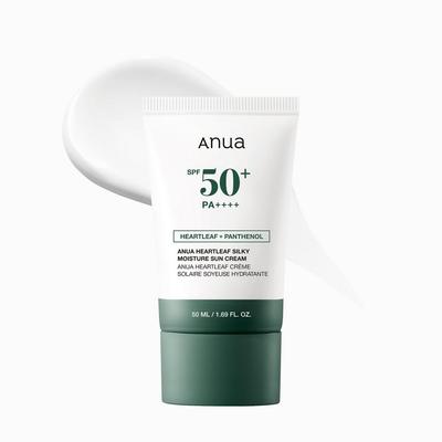 Heartleaf Silky Moisture Sun Cream SPF 50+ PA++++ 50мл