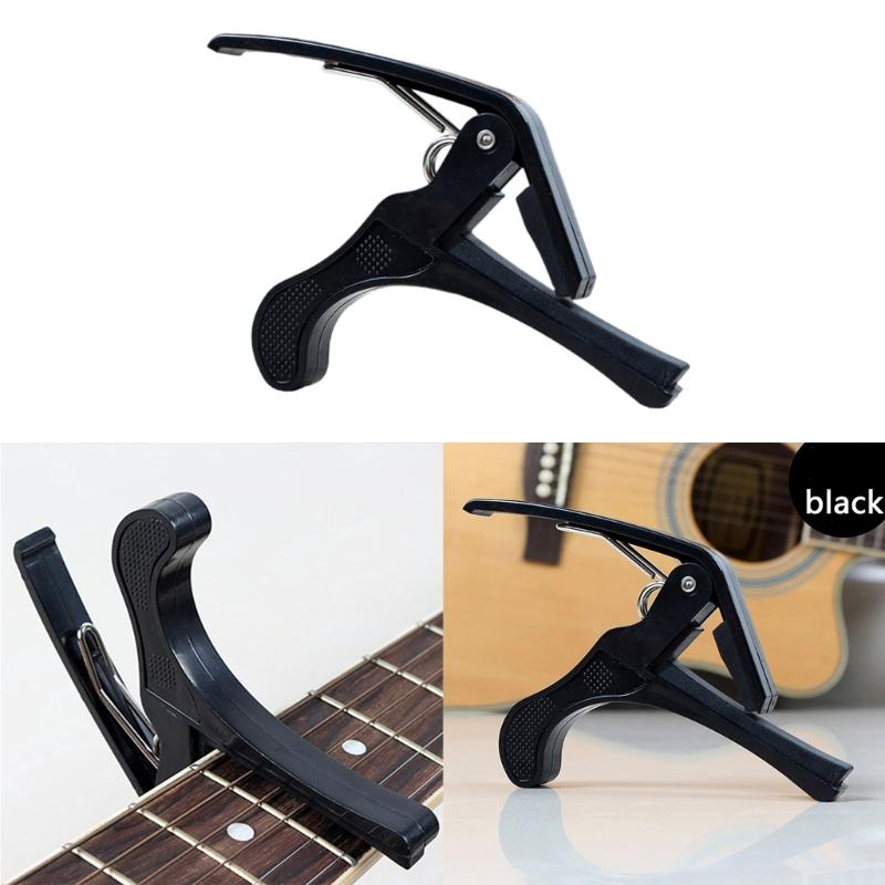 Acoustics & Electric Guitar Capo Tone Clip Portable Guitar Tunings Clamp Quick Change Guitar Capo Clip Easy to Use