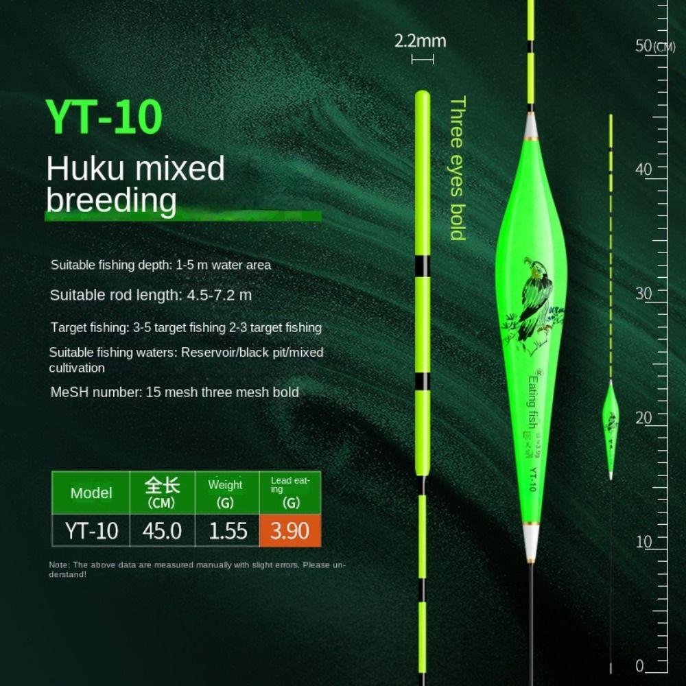 Eye-catching Triangle Tail Rocky Fishing Lure Float Slip Drift Tube Light Stick Floats Fishing
