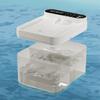 Water Fountain for Cats 2.6L Large Capacity Wastewater Separation Automatic Cat Drinker Wireless 4000mAh Cat Accessories