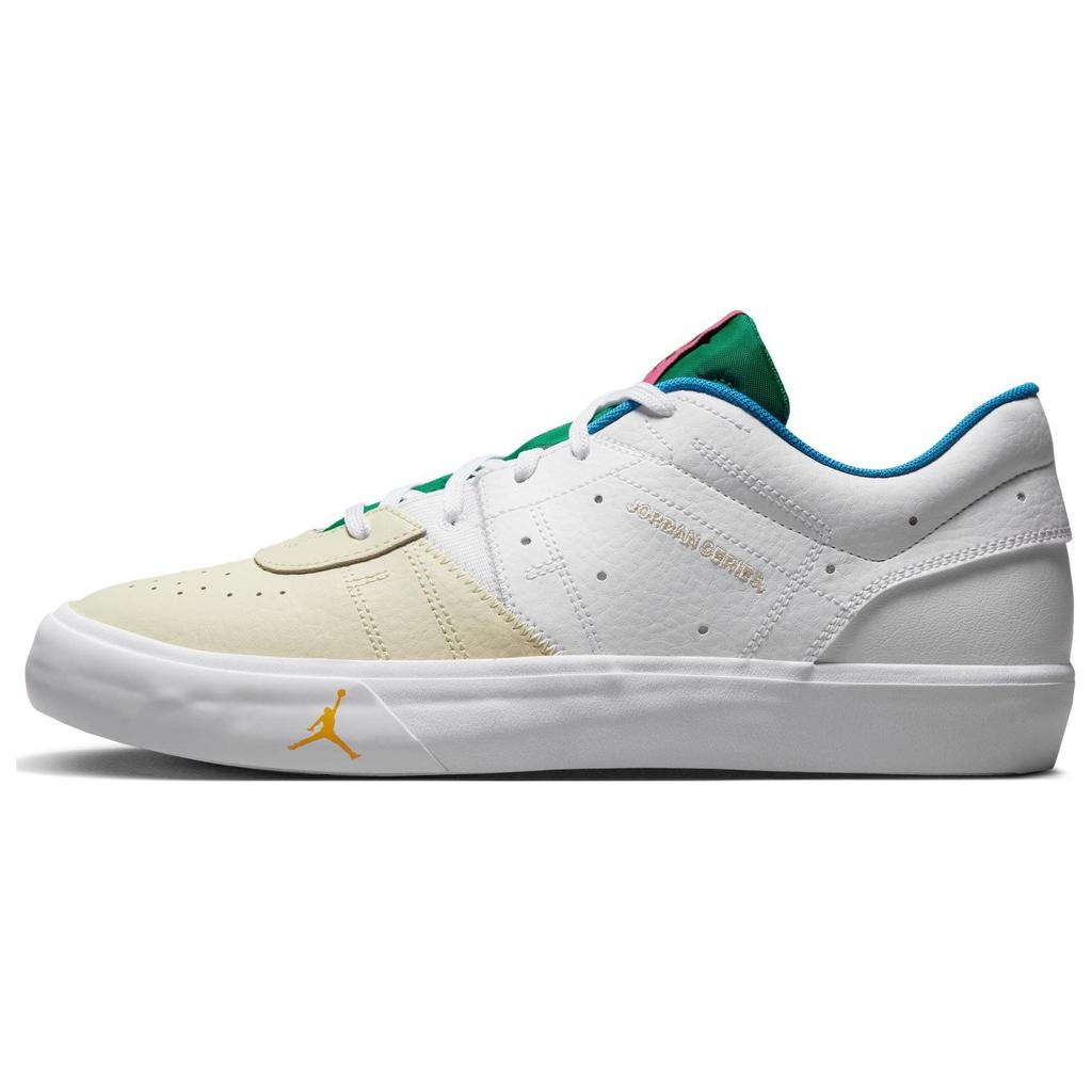 Jordan Air  Series Es Non-Slip Wear-Resistant Low-Top Skate Shoes Men Sneakers White Yellow Green FB2050-100