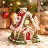 Christmas Snowhouse Aromatherapy Stove High End Home Living Room Resin Crafts Decoration Light Luxury High End