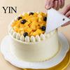 Metal Dough Cutter for Pastry Stainless Steel Cake Scraper with Multi-faceted Sawtooth, Rectangle/Pentagon/Triangle/Semi-circle Shape Cream Food Grade