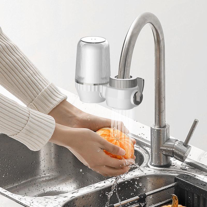 Home Kitchen Tap Pre-filter Anti-splash Water Ceramic Activated Carbon Direct Drinking Water Purifier