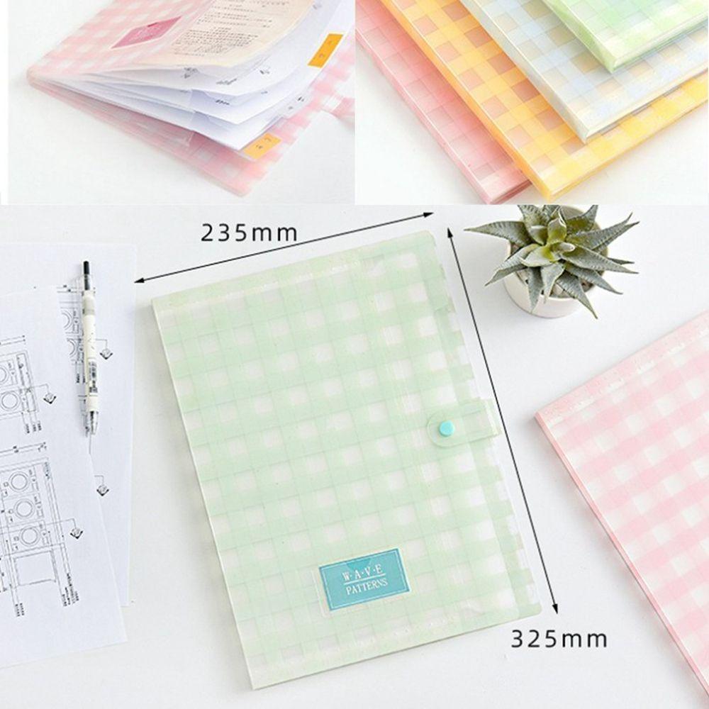 Closure for School Office Storage Bag Student Supplies Expanding File Folders Document Bag Test Paper Holder Document Organizer