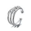 1 шт. Очаровательные Клипсы-Серьги Линия Цирконов Ear Cuff Без Прокола Серьги Украшения