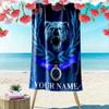 Custom Club Brugge Print Beach Towel, Large Soft Quick Dry Towel for Beach Camping Swimming