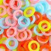 Latching Sewing Accessory Plastic Locking Stitch Markers Knitting Tool Crochet Ring Mark Circle