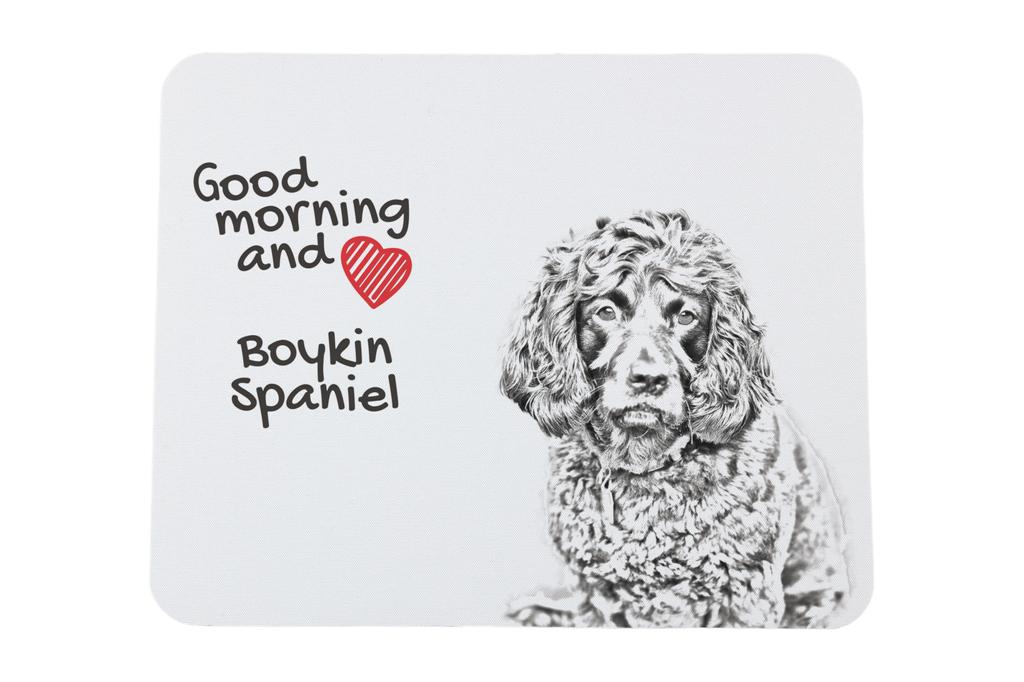 Boykin Spaniel, Swamp Poodle – Mouse pad with print, personalized dog-themed mouse pad | Art-Dog