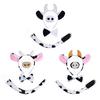 Набор обручей для волос с коровьими ушами и сгибаемым хвостом для взрослых и подростков, костюм фермерского животного, черно-белые коровьи аксессуары