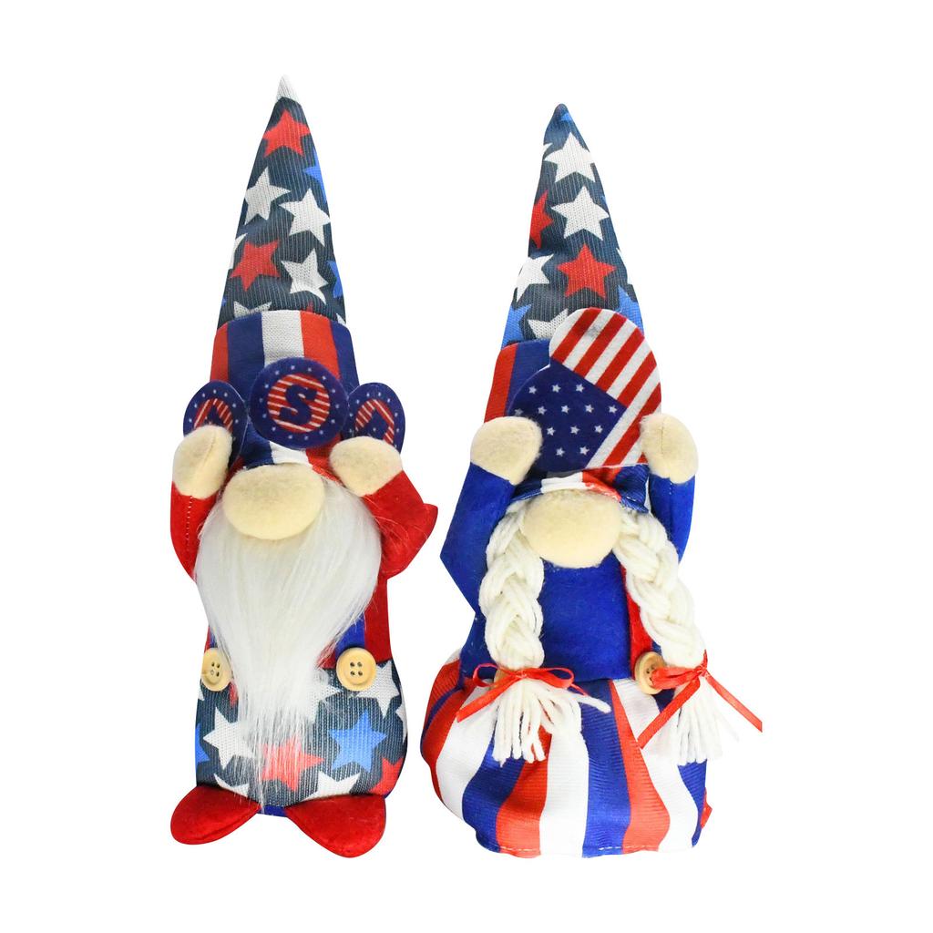 4th Patriotic Gnome, Independence Day Gnome, Uncle Gnome, Red And Blue Gnome, Stars And Stripes Gnome, Gnome Doll