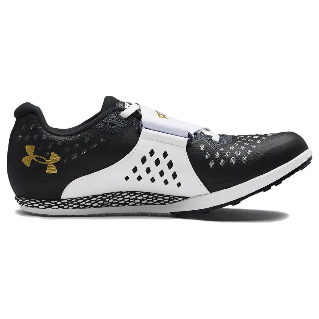 Under Armour HOVR Shakedown Elite Шиповки для легкой атлетики Черный Белый Металлический Золотой Унисекс 3021864101
