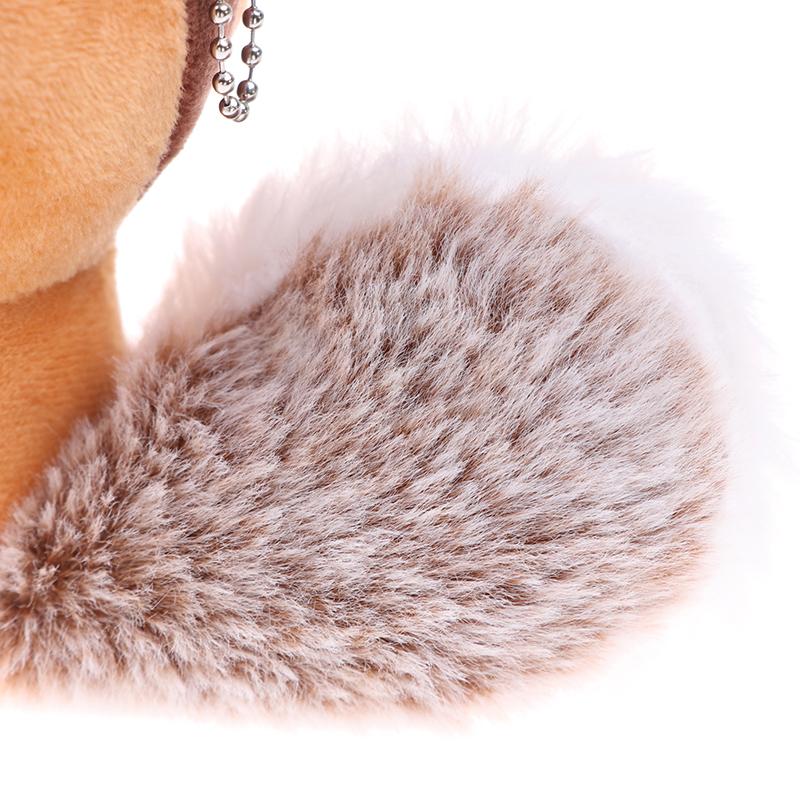 Мини-белка плюшевая игрушка украшения большой хвост белка украшение брелок