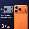 3 шт. HD Прозрачная Матовая Защитная Пленка для Камеры для IPhone 17 Pro Max 17 Pro Защита от Царапин Полное Покрытие Прозрачная Задняя Панель Пленка для Линзы Колпачок