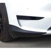 2 шт. Защитная накладка на передний бампер для Tesla Model Y 2021 2022 2023, противоударные полосы, защита углов бампера, протектор губ(Черный 2 шт.)