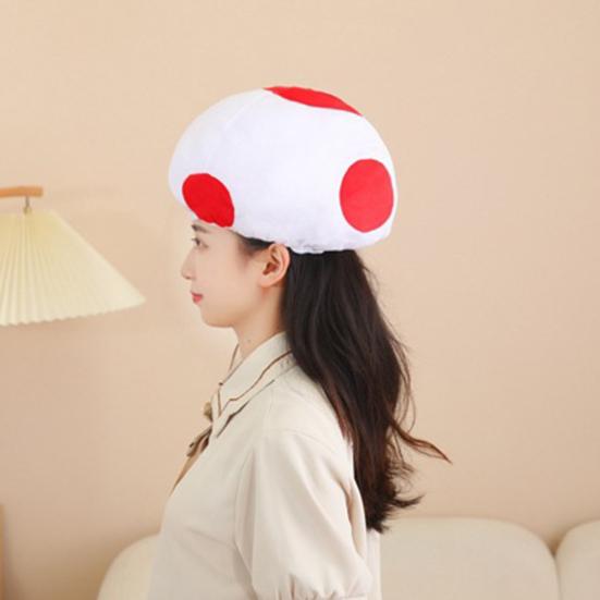 Грибная шляпа для мужчин, женщин, детей, головной убор, уникальный мягкий головной убор, аксессуар для костюма, реквизит для костюмированной вечеринки