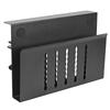 Desk Side Storage Organizer No Drill Clamp On Desk Shelf Laptop Desk Mount for Office Supplies & Studio Essentials