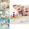Wooden Magnetic Suction Column Toy For Early Learning Activities For Children