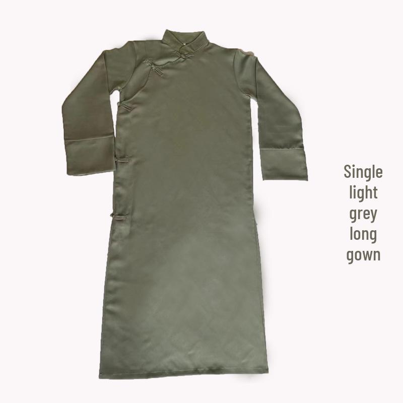 Китайский халат косая застежка традиционный костюм для выступлений