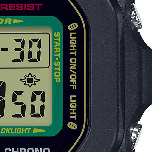 Casio Мужские часы G-SHOCK из смолы, водостойкость 200 м, ударопрочность, будильник, кварцевые часы DW-5600TMN-1