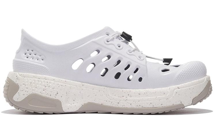 Li Ning Trek EVA Breathable And Resilient Low top Casual Shoes Men's Standard White AZGS017-2
