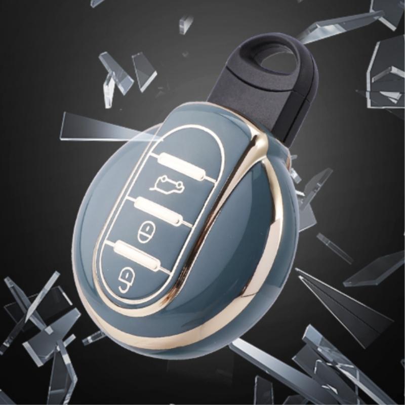 Чехол для ключей из ТПУ для BMW MINI COOPER S ONE JCW F54 F55 F56 F57 F60 CLUBMAN COUNTRYMAN, держатель дистанционного брелока в виде ракушки, брелок