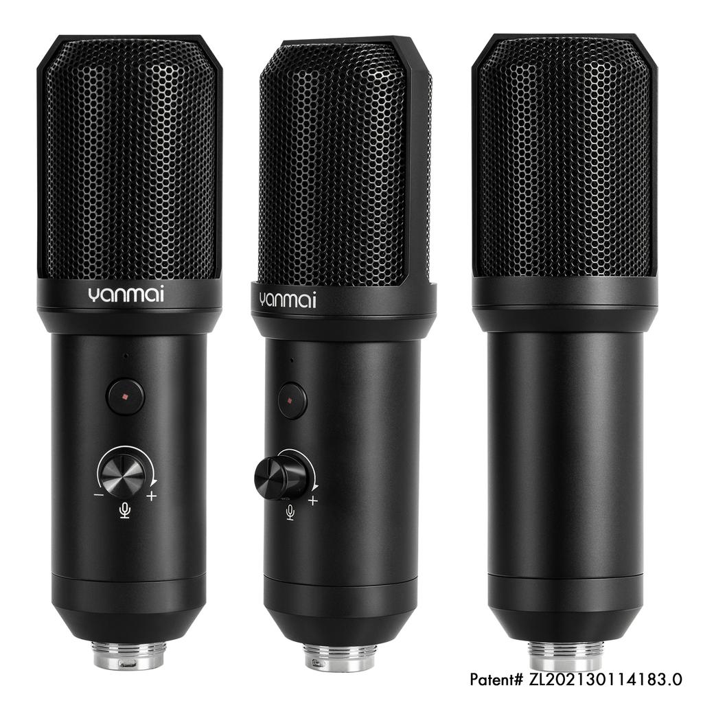 Q10B Набор подставок для микрофона с активным шумоподавлением, кардиоидной направленностью, записью голоса, отключение звука в один клик для музыкальной игры, якоря