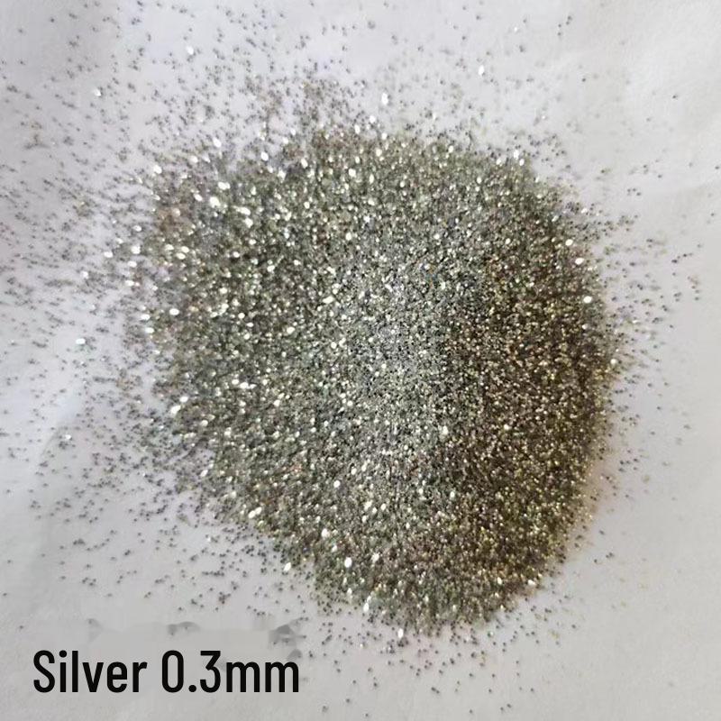 Золотой, серебряный и блестящий пигментный порошок с клеем для поделок своими руками и рождественских украшений.