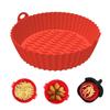 Air Fryer Silicone Pot, Non Stick Air Fryers Silicone Liner Heat Resistant, Reusable Air Fryers Oven Accessories Round Tray