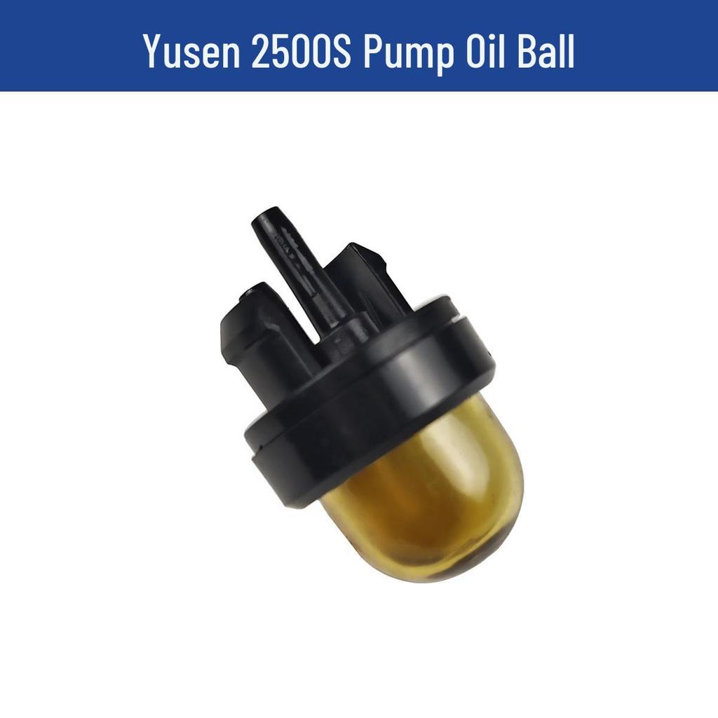 Запчасти для бензопилы Yusen 2500S: Цилиндр, Тормоз, Шнур стартера, Сцепление, Воздушный фильтр, Карбюратор.