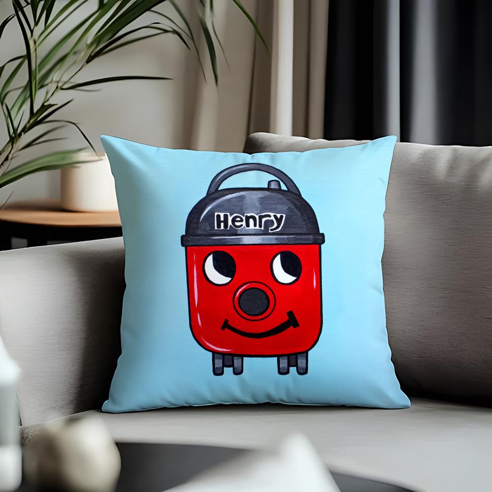 Fashion HHenrying Cushion Cover Antidustmite Pillowcase Invisible Zipper Silky Short Plush Sofa Cushion Cover