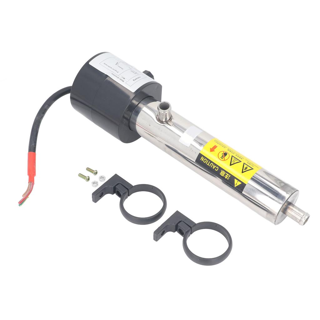 Нагреватель водяной рубашки 2000 Вт с регулируемой температурой, подогреватель охлаждающей жидкости двигателя из нержавеющей стали для 