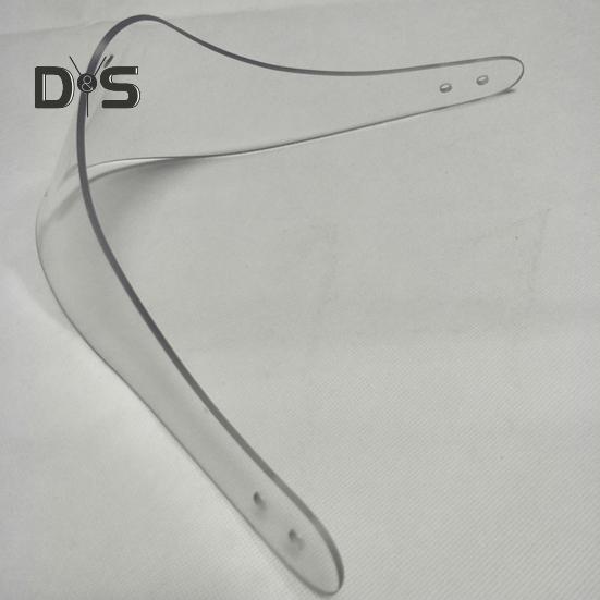 Универсальный защитный шлем, прозрачный козырек, устойчивый к царапинам, противотуманный хоккейный щиток, вентилируемый дизайн, небьющийся, широкий обзор, прочная хоккейная лента для хоккея с шайбой